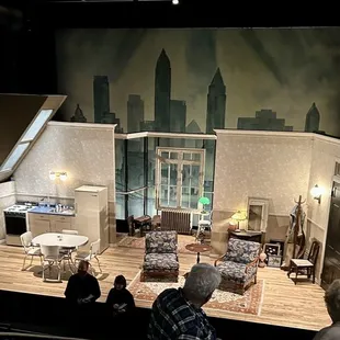 Theatre production stage February 2023.