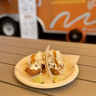 shrimp and fish taco