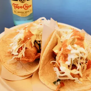 Ensenada or Baja style fish tacos