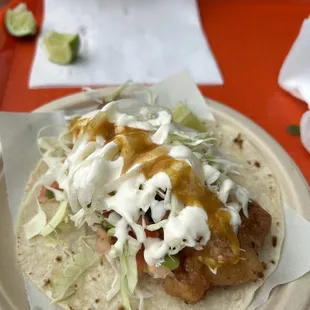 Baja taco