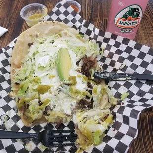 Carne Asada huarache