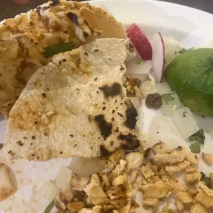 Had the asada and chicken tacos