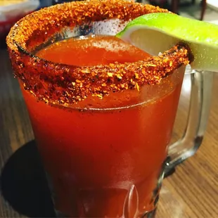 Michelada ! Best tasting one I've had better than the ones I make