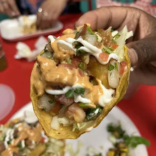 Cauliflower "fish" taco