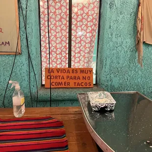 a boat in a restaurant