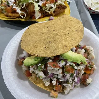 Tostada de Camaron Entero