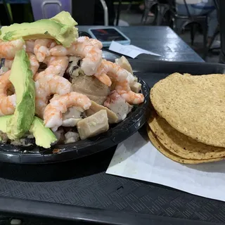 Tostada Baja Style