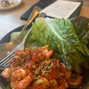 Chili shrimp - definitely has the heat