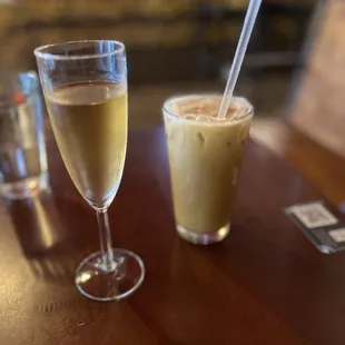 Honey wine and Ethiopian Ice Coffee