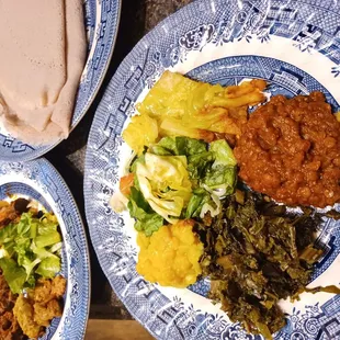 Half a veggie sampler (shared)