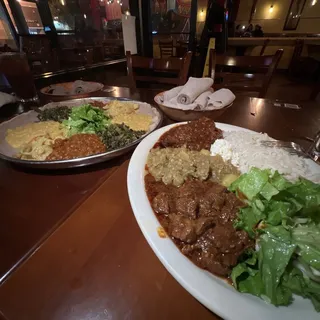 VEGGIE SAMPLERS FOR TWO PERSONS AND A BOTTEL/LITER OF HONEY WINE