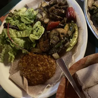 MUSHROOM Tibs ( vegan )