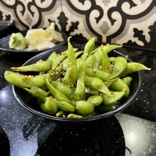 Spicy Garlic Edamame