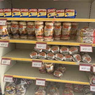 a variety of sandwiches