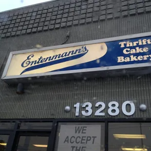 the front of the building