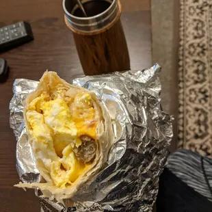 Sausage Egg Wrap