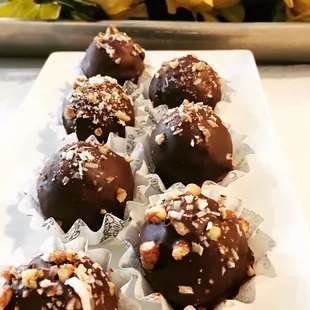 German Chocolate Cake Balls