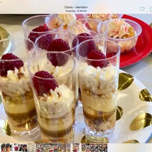 Portion Controlled Bites Crusted Nana Pudding