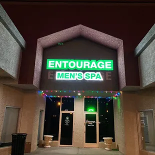outside