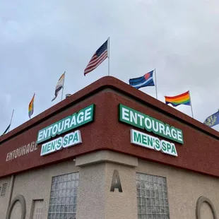 the entrance to entourage las vegas