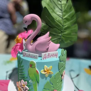 Hawaiian theme cake!