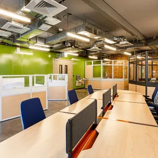 Dedicated Desks, Cubicles, and Private Offices