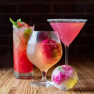 Strawberry Mojito, First Lady, Raspberry Lemondrop