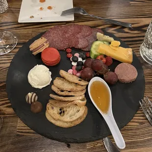 a plate of food