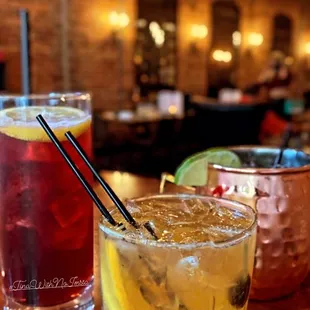 drink, pasta