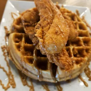 Chicken and waffle