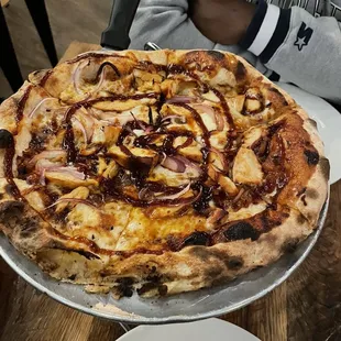 Sm BBQ chicken pizza