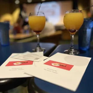 Mimosa special during the uncomfortable brunch