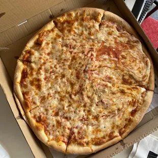 Delivered pizza. We asked for it well done and it was soggy. Too much cheese and not enough sauce. Not as good as it used to be :(