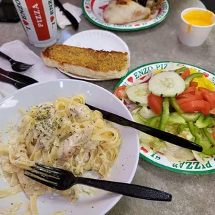 Chicken fettuccine