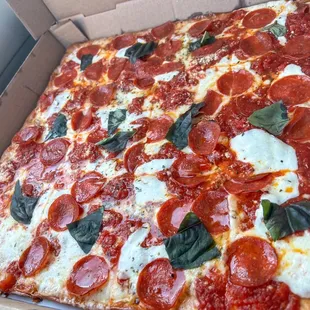 Grandma's Pizza w/ Pepperoni