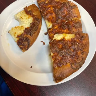 Overcooked pizza we waited over an hour for