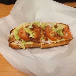 Turkey Bacon avocado sub