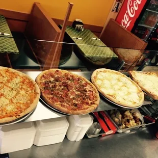 interior, pizza