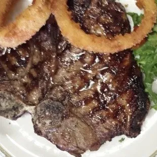 Perfectly cooked steaks