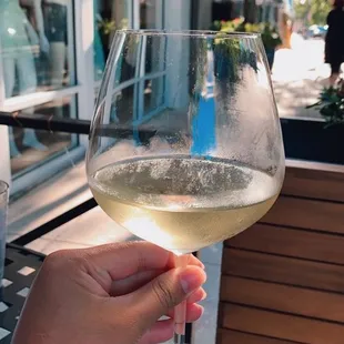 Chardonnay from their happy hour menu!
