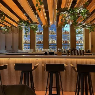 Second floor bar