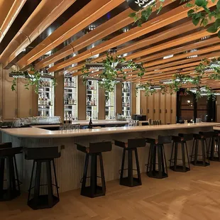 The independent bar upstairs on the mezzanine.