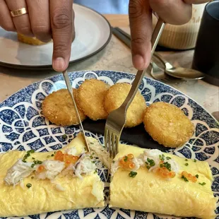 Crab Omelette