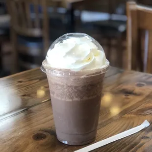 Small Oreo Frappe with an Espresso Shot and Whip Cream