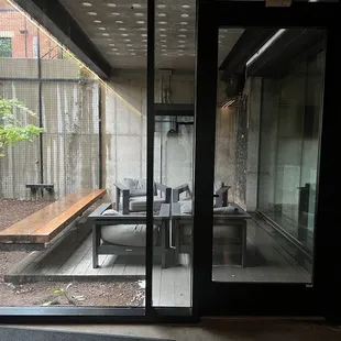 Patio you can sit out doors