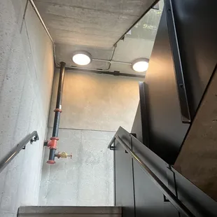 How you get back upstairs. So cool