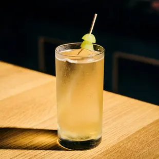 Kyoho Highball
Scotch, Green Grape, Elderflower &amp; Soda