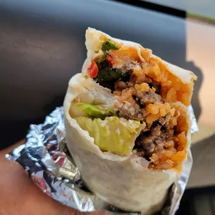 Super Burrito with steak