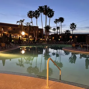 A view from the pool side bar and grill that we frequent during our stay.
