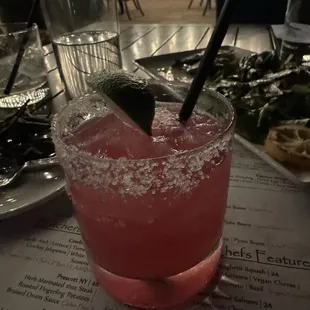 Prickly pear margarita
